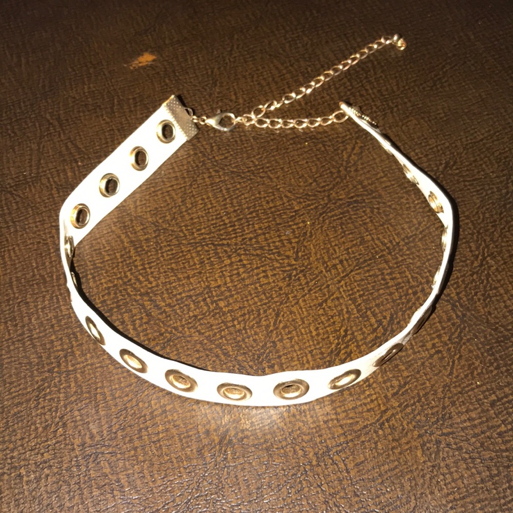 Studded Leather Choker